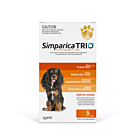 Simparica Trio Chews for Dogs 5.1-10kg Orange S no size
