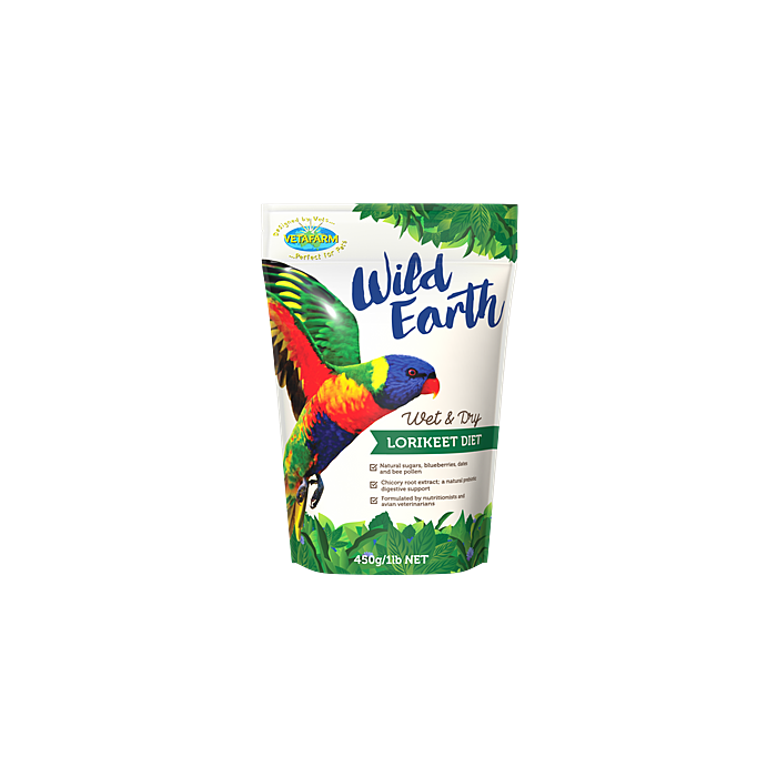 Wild Earth Lorikeet Diet 450g