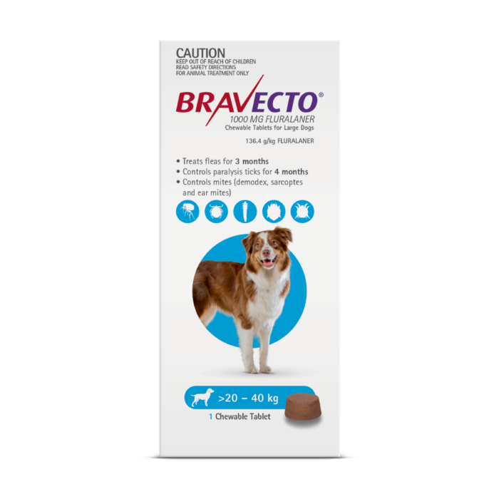 Bravecto australia clearance