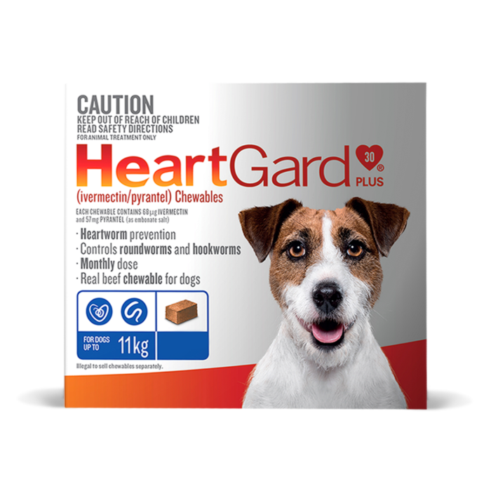 HeartGard Plus For Small Dogs Up to 11kg Blue