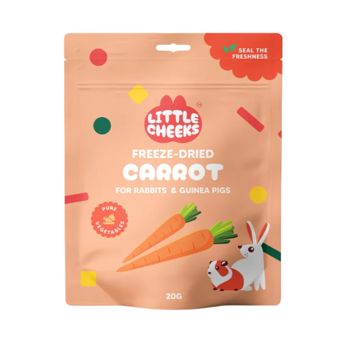 Picture of Little Cheeks Freeze Dried Carrot Treats for Rabbits & Guinea Pigs 10g ...