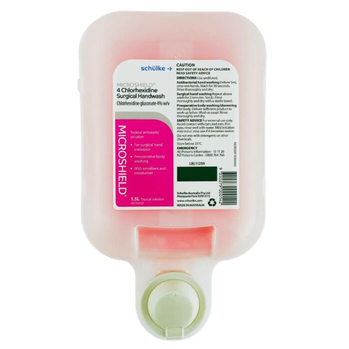 MicroShield Chlorhexidine 4 Surgical Hand Wash 1.5L