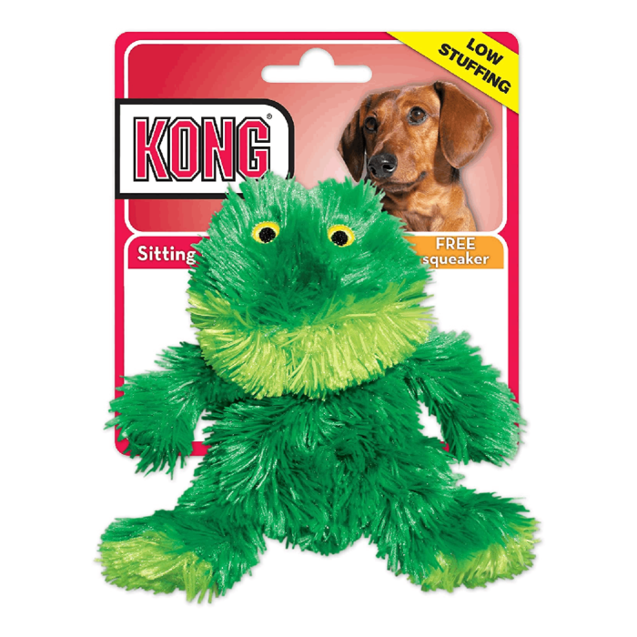 KONG Plush Frog Dog Toy