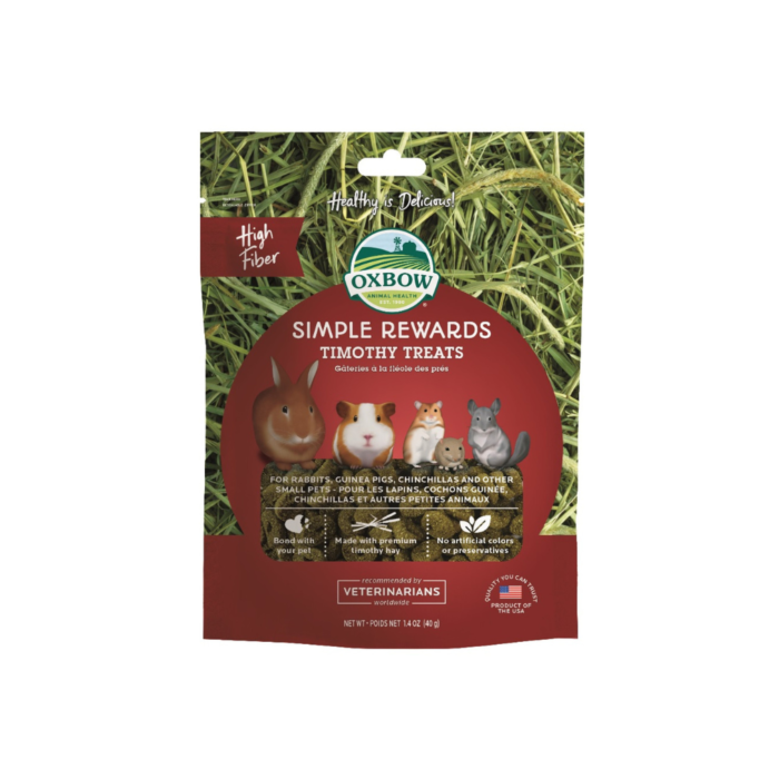 Oxbow Simple Rewards Timothy Treats 40g