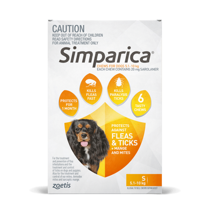 Simparica sarcoptic hot sale mange