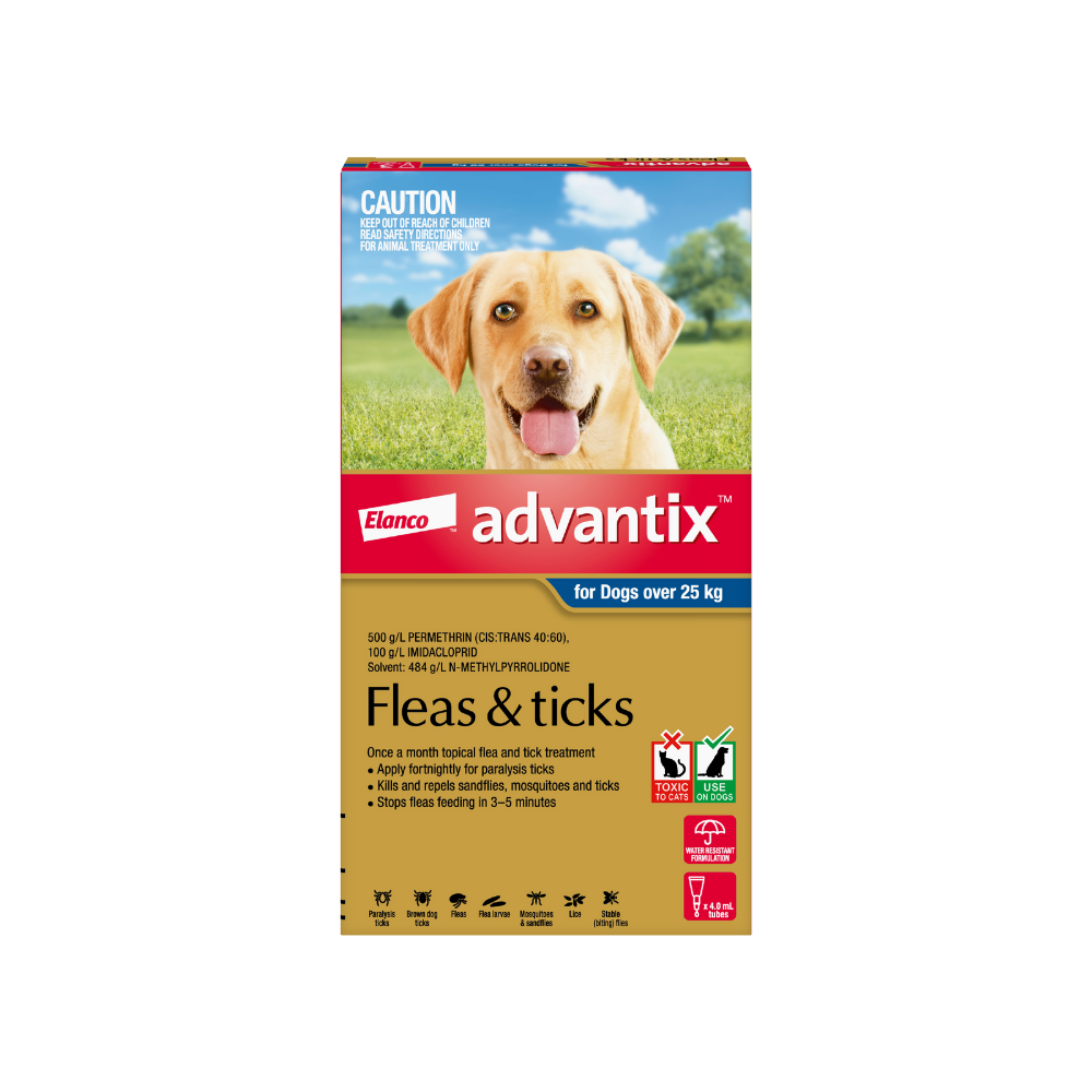 Advantix Dog Extra Large Over 25kg Blue VetShopAustralia