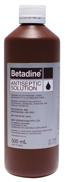 Betadine Antiseptic Solution 500ml