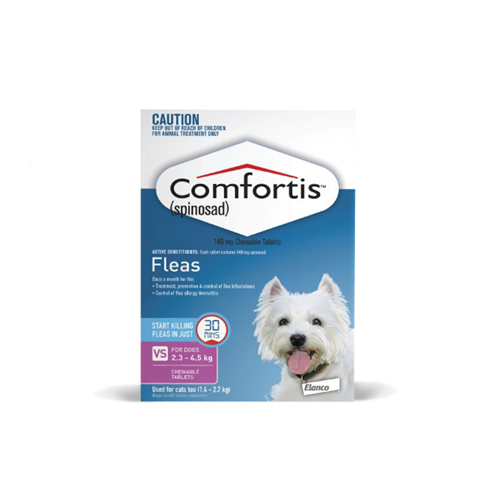 Comfortis Chewable Tablets For Dogs And Cats Vetshopaustralia