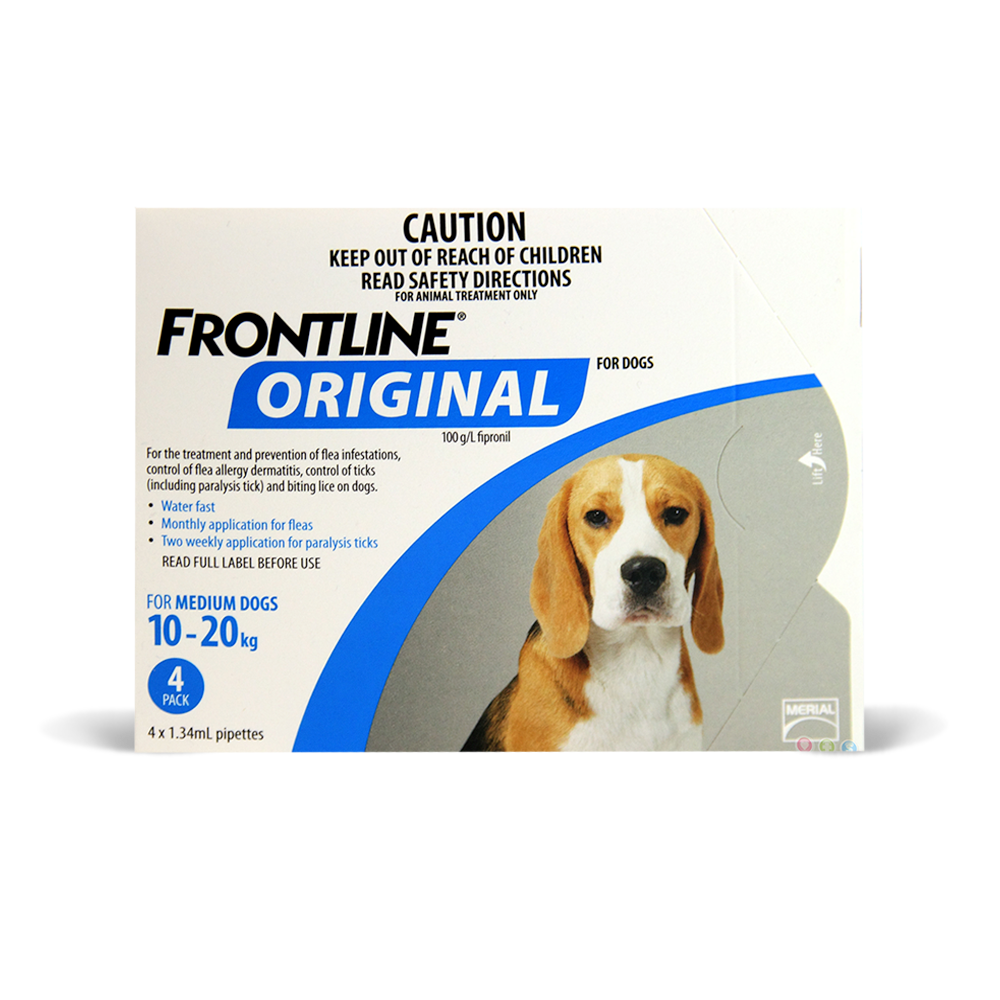 frontline spot on medium dog