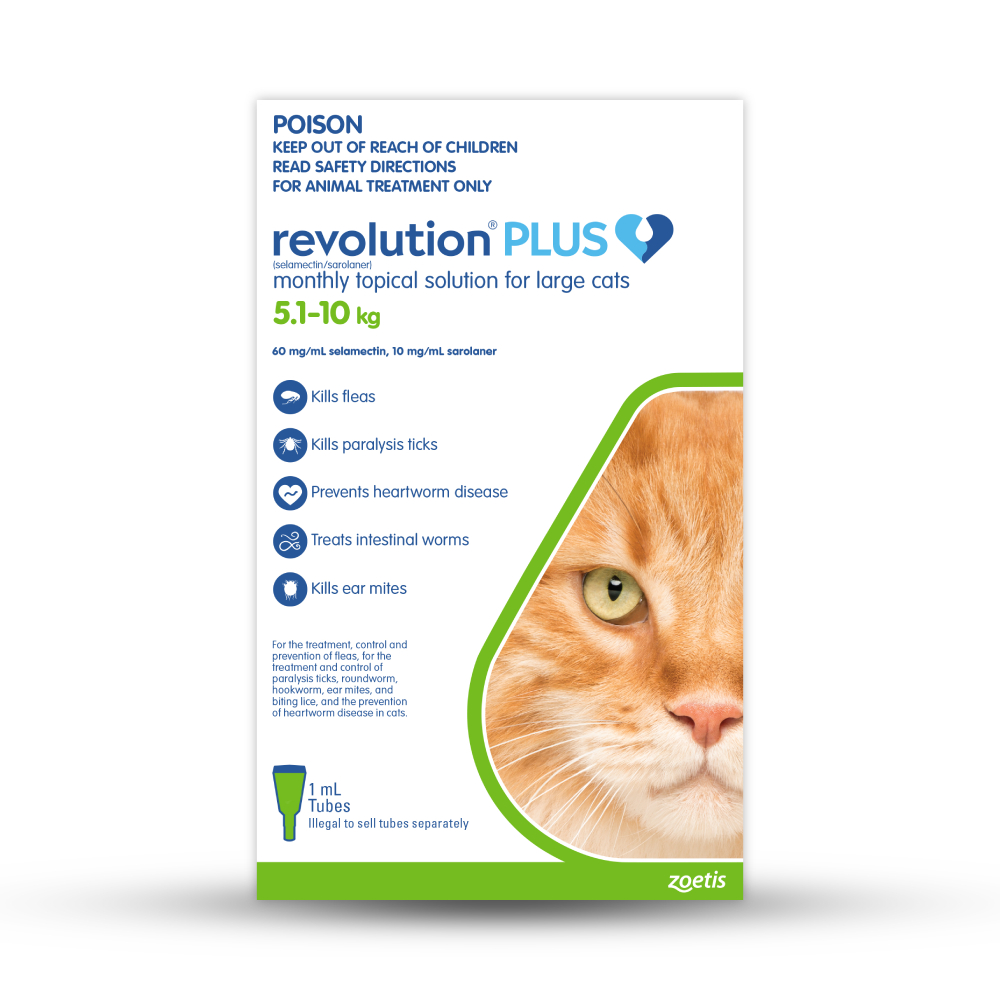 revolution flea and heartworm for cats